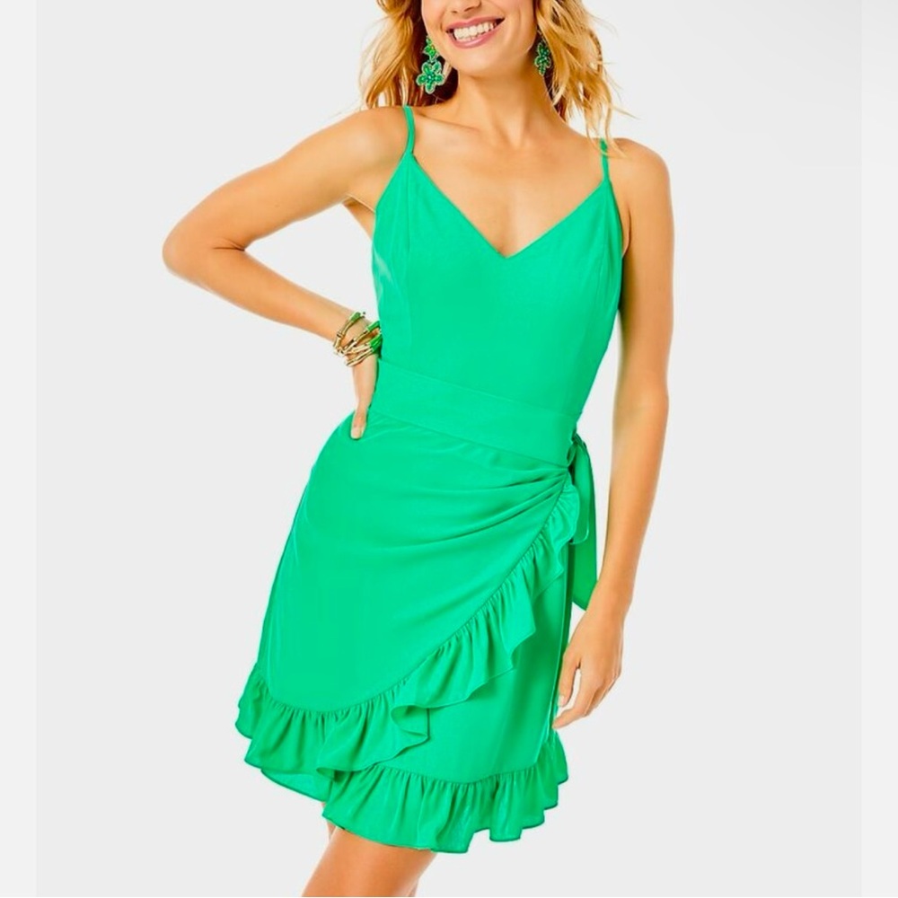 Lilly Pulitzer Alisa Dress in Botanical Green